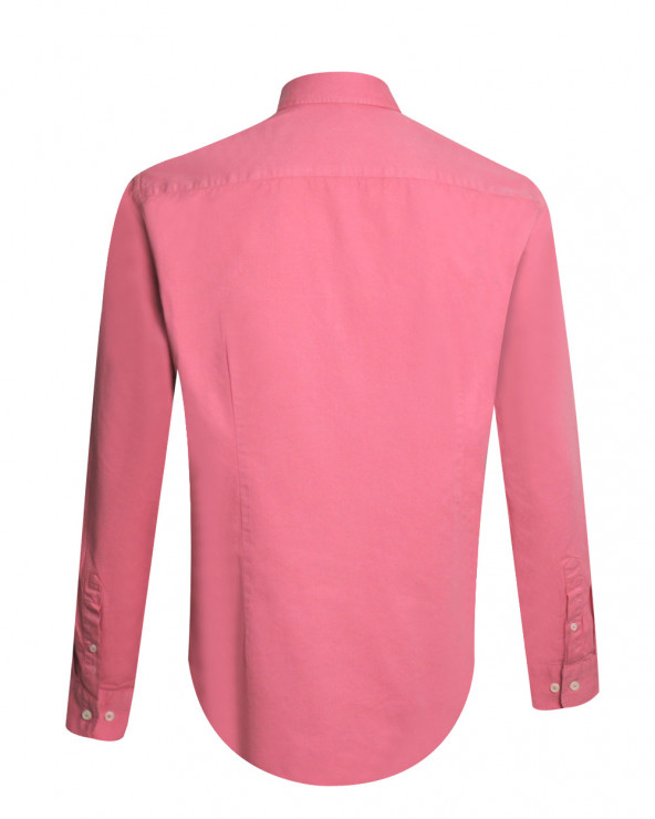 dos de la Chemise manches longues homme Thomas Otago rose blush