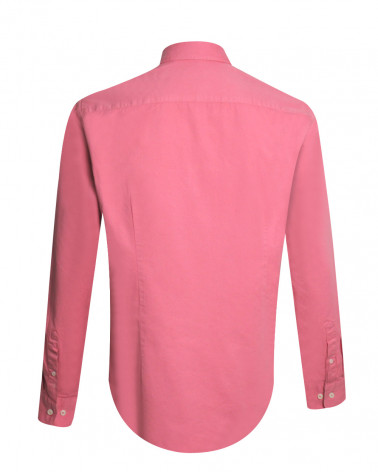 dos de la Chemise manches longues homme Thomas Otago rose blush