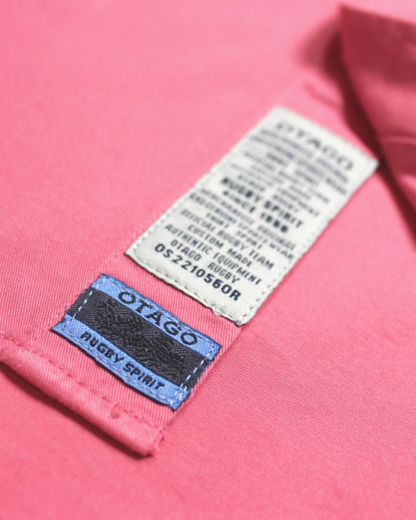 patte de la Chemise manches longues homme Thomas Otago rose blush