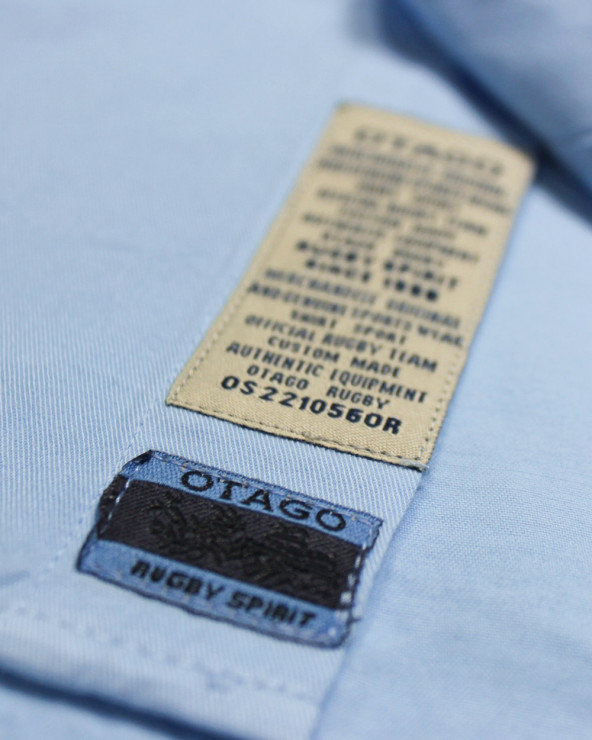 patte de la Chemise manches longues homme Thomas Otago ciel Gorona
