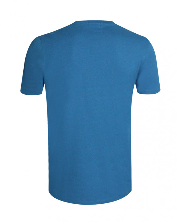 dos du Tee-shirt Otavint Otago rugby blue sapphire coton Bio pour homme