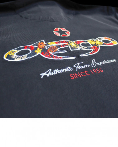 broderie Polo homme manches longues TAGO Otago rugby marine