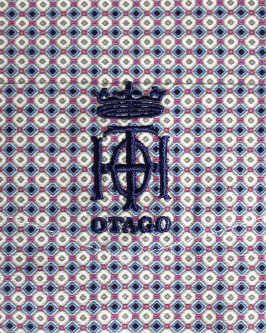 Broderie côté coeur de la chemise E2010 Otago Blanc pour homme