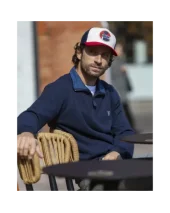 24SW7 SWEAT COL ZIP OTAGO BLEU MARINE