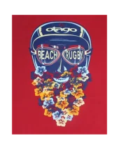 25 CASKABARB TEE-SHIRT OTAGO HIBISCUS RED 25 CASKABARB TEE-SHIRT OTAGO HIBISCUS RED