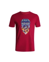 25 CASKABARB TEE-SHIRT OTAGO HIBISCUS RED 25 CASKABARB TEE-SHIRT OTAGO HIBISCUS RED