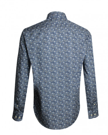 dos de la chemise manches longues pour homme 282 Otago denim