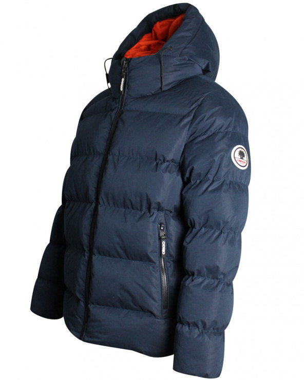 profil de la doudoune Lookly Otago bleu marine pour homme