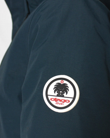 écusson de la parka longue Lismart Otago marine pour homme