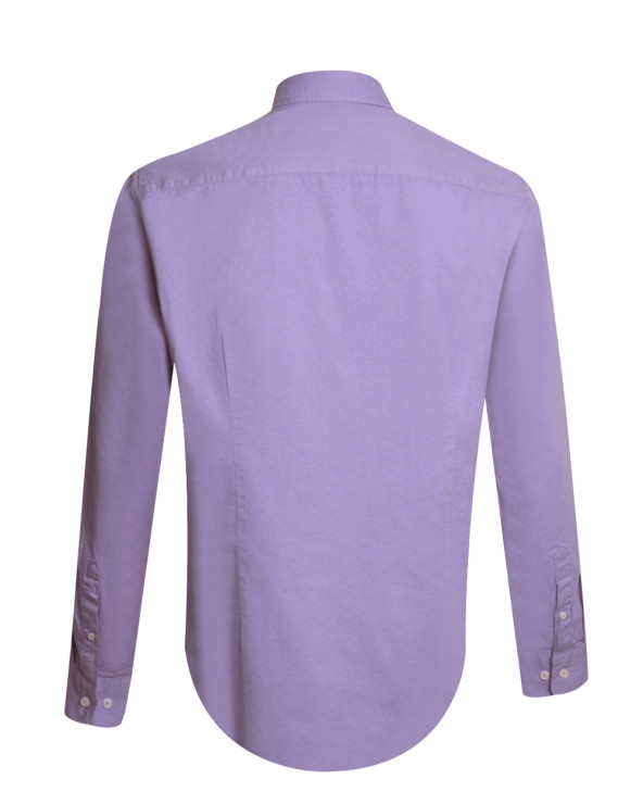 dos de la Chemise manches longues homme Thomas Otago amethyst
