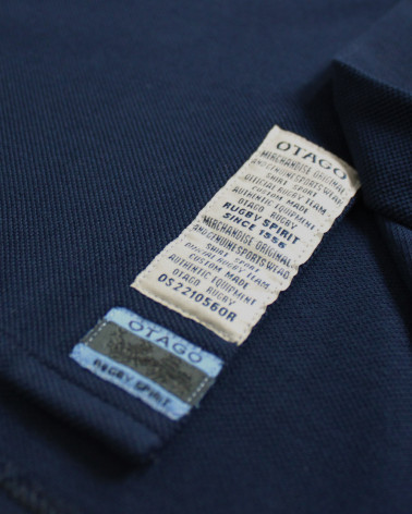 patte de la Chemise manches longues homme Dakota Otago bleu marine