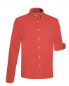 face de la Chemise orange manches longues homme Dakota Otago