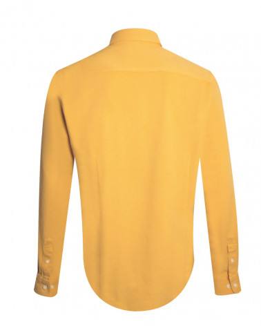 dos de la Chemise manches longues homme Dakota Otago jaune