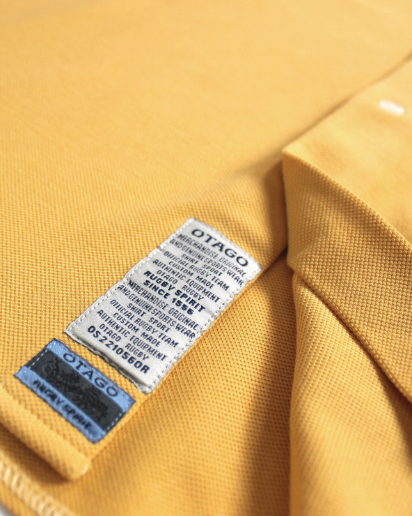patte de la Chemise manches longues homme Dakota Otago jaune