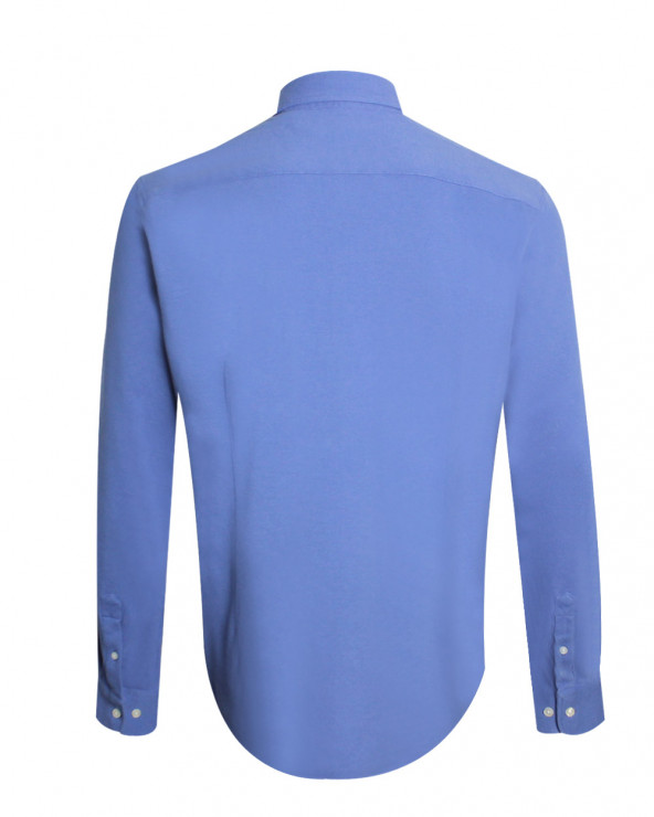 dos de la Chemise manches longues homme Dakota Otago bleu royal