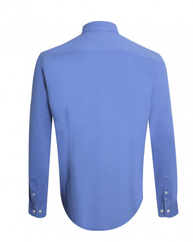 dos de la Chemise manches longues homme Dakota Otago bleu royal