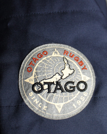 écusson sur la manche droite de la Veste blazer pour homme James Otago rugby bleu marine