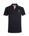face du Polo manches courtes bleu marine pour homme Bota Otago rugby