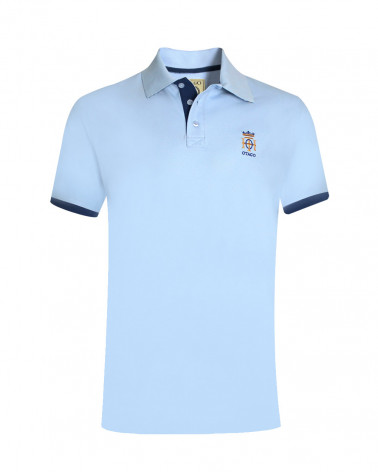 face du Polo manches courtes bleu provence pour homme Bota Otago rugby