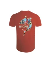 25 PATREQ TEE SHIRT OTAGO BURNT BRICK 25 PATREQ TEE SHIRT OTAGO BURNT BRICK