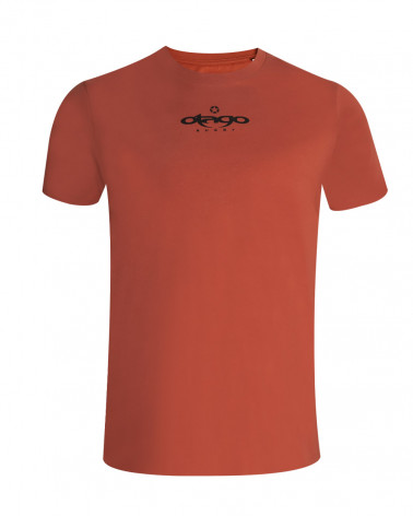 face du Tee-shirt Patreq Otago rugby burnt brick pour homme