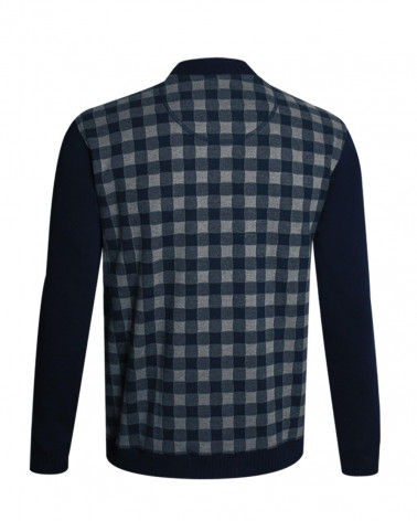 dos du Gilet zip Dambuen Otago rugby marine pour homme