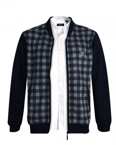 face du Gilet zip Dambuen Otago rugby marine pour homme