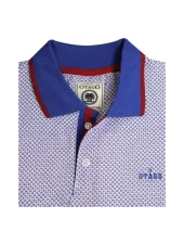 26 LILUNA POLO MC OTAGO BLEU ROUGE