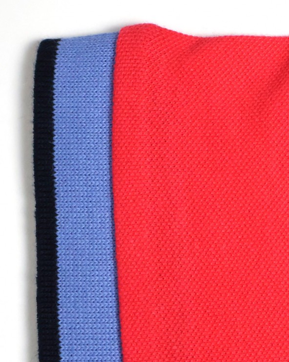 manche du Polo manches courtes Lorenzo Otago rugby corail pour homme