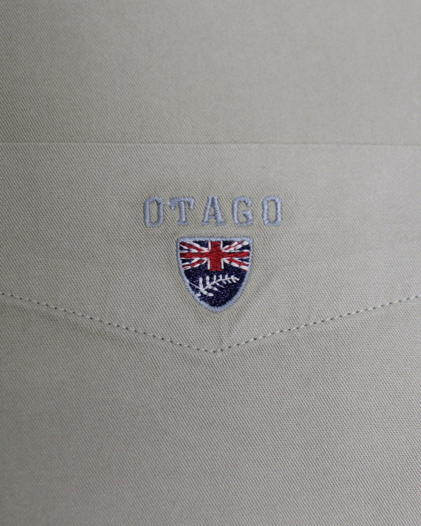 broderie de la Chemise manches longues homme Thomas Otago desert