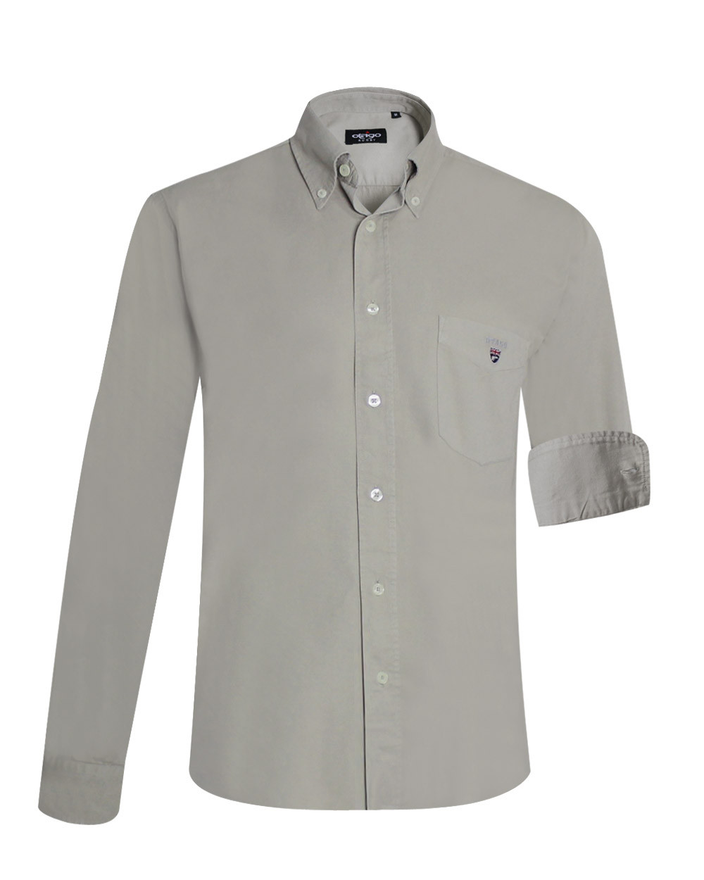 face de la Chemise manches longues homme Thomas Otago desert