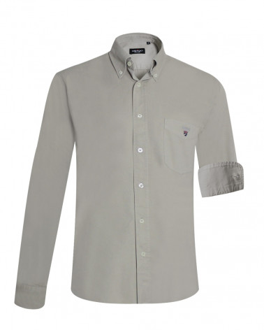 face de la Chemise manches longues homme Thomas Otago desert