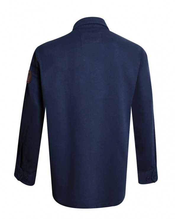 dos de la Veste Toile Boutonnée Ohio Otago Rugby bleu marine pour Homme