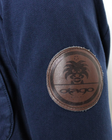 écusson de la Veste Toile Boutonnée Ohio Otago Rugby bleu marine pour Homme