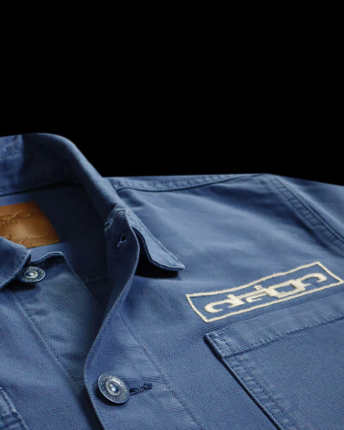 col de la Veste Toile Boutonnée Otago Rugby dark blue pour Homme