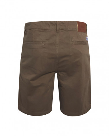 dos du Bermuda Rillus Otago rugby marron havane pour homme