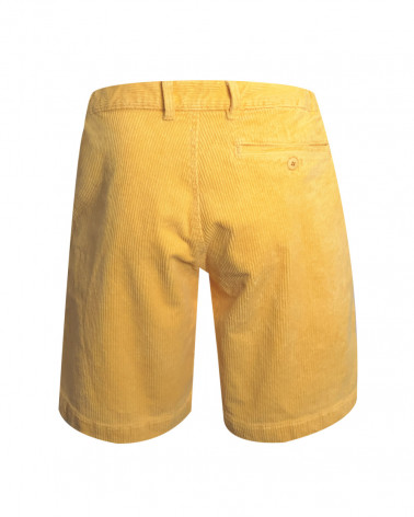dos du Bermuda Velours jaune Otago rugby pour homme
