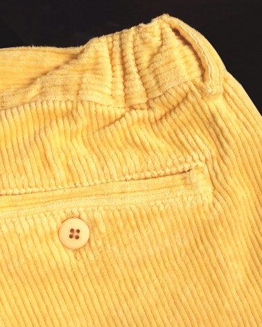 poche au dos du Bermuda Velours jaune Otago rugby pour homme