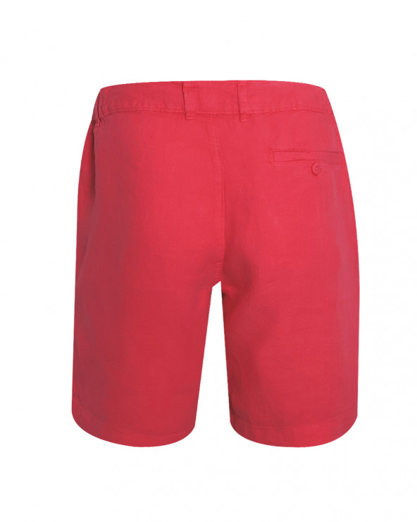 dos du Bermuda lin corail Otago rugby pour homme