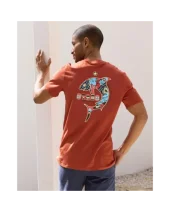 25 PATREQ TEE SHIRT OTAGO BURNT BRICK 25 PATREQ TEE SHIRT OTAGO BURNT BRICK