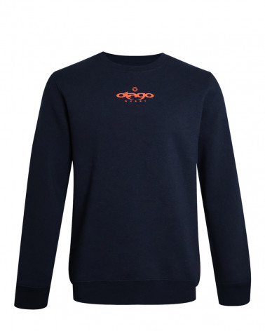 face du Sweat col rond PACITORT Otago rugby bleu marine chiné pour homme