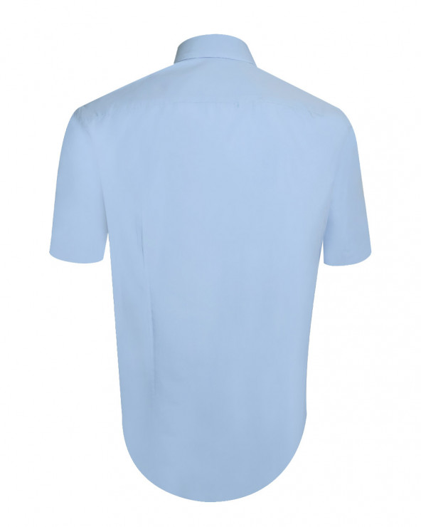 dos de la chemise Buenos Aires Otago manches courtes bleu ciel homme