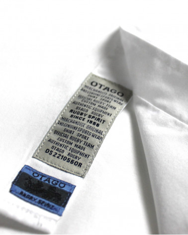 patte de la Chemise Buenos Aires Otago manches courtes blanche pour homme