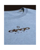 25 FLOWER SWEAT COL ROND OTAGO COOL BLUE HEATHER