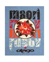 25 FLOWER SWEAT COL ROND OTAGO COOL BLUE HEATHER