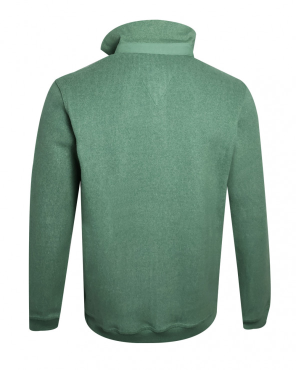 dos du Polo vert manches longues pour homme 25POML1 Otago rugby