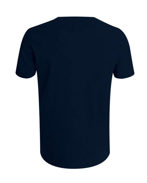 dos du Tee-shirt Buenuni Otago rugby bleu marine coton Bio pour homme
