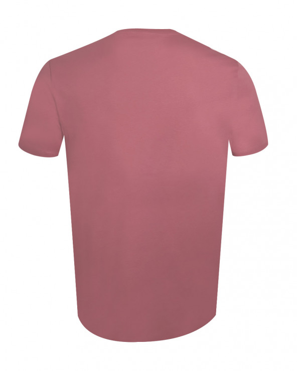 dos du Tee-shirt antique rose Buenuni Otago rugby coton Bio pour homme