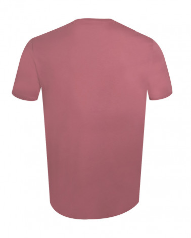 dos du Tee-shirt antique rose Buenuni Otago rugby coton Bio pour homme