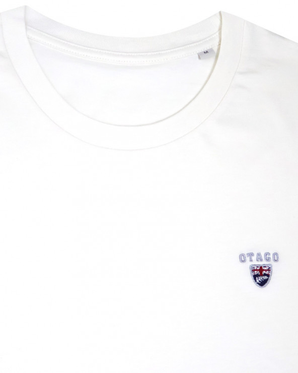 broderie du Tee-shirt ivoire Buenuni Otago rugby coton Bio pour homme
